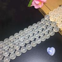 Natürlicher Quarz Perlen Schmuck, rund, poliert, DIY & verschiedene Größen vorhanden, weiß, verkauft per ca. 14.96 ZollInch Strang