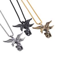 Stainless Steel Jewelry Necklace 304 Stainless Steel Eagle Vacuum Ion Plating fashion jewelry & for man Length 60 cm Sold By PC