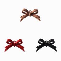 Bowknot Zinc Alloy Connector painted fashion jewelry & DIY & 1/1 loop nickel lead & cadmium free Sold By PC