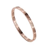 Stainless Steel Bangle, 316 Stainless Steel, Round, Vacuum Ion Plating, fashion jewelry & for woman, more colors for choice, 60x50mm, Sold By PC