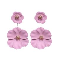 Zinc Alloy Drop Earrings stoving varnish fashion jewelry & for woman nickel lead & cadmium free Sold By Pair