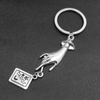 Tibetan Style Key Clasp, Unisex & different styles for choice, nickel, lead & cadmium free, 87mm, Sold By PC