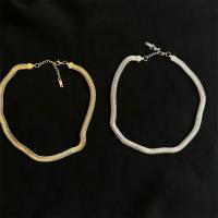 Titanstahl Halskette, plattiert, Modeschmuck & für Frau, keine, Länge:ca. 14.96 ZollInch, verkauft von PC