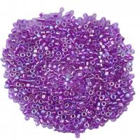 Plated Glass Seed Beads Glass Beads Round DIY 2mm Sold By Bag