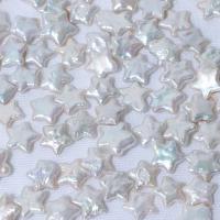 Natural Freshwater Pearl Loose Beads Star DIY white 11mm Sold By PC