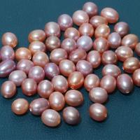 Cultured Rice Freshwater Pearl Beads DIY & half-drilled 7-8mm Sold By PC