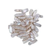 Naturliga sötvattenspärla lösa pärlor, Freshwater Pearl, DIY, vit, 7-12mm, Säljs av PC