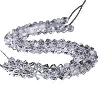 Natural Clear Quartz Beads, Rhombus, DIY & different size for choice, white, Sold Per 14.96 Inch Strand