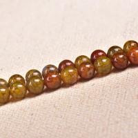 Natural Dragon Veins Agate Beads Round DIY tan Sold Per 14.96 Inch Strand