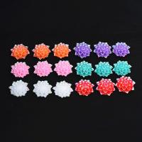 Mobile Phone DIY Decoration, Resin, Flower, epoxy gel, more colors for choice, 20x20mm, Sold By PC