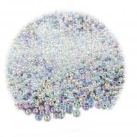 Aranyozott Glass Seed Beads, Üveggyöngyök, Kerek, galvanizált, DIY, 2mm, Által értékesített Bag