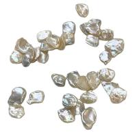 Natural Freshwater Pearl Loose Beads, Keshi, DIY, white, 8-9mm, Sold By PC