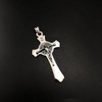 Stainless Steel Cross Pendants 304 Stainless Steel polished fashion jewelry & DIY & Unisex & blacken Sold By PC