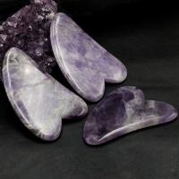 Полудрагоценный камень Соскоб пластина, полированный, Массаж & различные материалы для выбора, Много цветов для выбора, продается PC