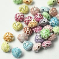 Kemijsko pranje akril perli, možete DIY & emajl, miješana boja, 12mm, 1050računala/Torba, Prodano By Torba