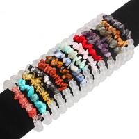 Gemstone Bracelets, Crystal, with Gemstone Chips, fashion jewelry & Unisex & frosted, more colors for choice, 3-8mm, Length:Approx 7.48 Inch, Sold By PC