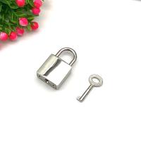 Stainless Steel Pendants 304 Stainless Steel Lock and Key Vacuum Ion Plating 2 pieces & fashion jewelry & DIY & Unisex silver color Sold By Set