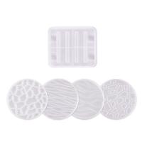 DIY Epoxy Mold Set, Silicone, 5 pieces, 125*105*22mm,105mm, Sold By Set