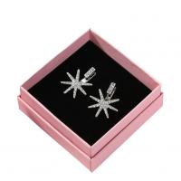 Jewelry Gift Box, Paper, with Sponge, Square, hardwearing & different size for choice, more colors for choice, Sold By PC
