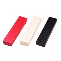 Jewelry Gift Box, Paper, with Sponge, Rectangle, hardwearing, more colors for choice, 220x50x30mm, Sold By PC