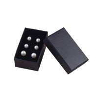 Jewelry Gift Box Paper with Sponge Square hardwearing black Sold By PC