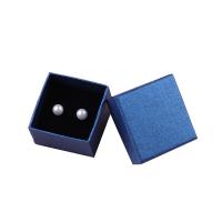 Jewelry Gift Box, Paper, with Sponge, Square, hardwearing, more colors for choice, 50x50x30mm, Sold By PC