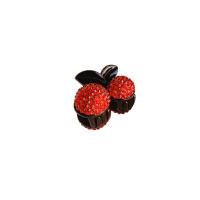 Hair Claw Clips, Acrylic, fashion jewelry & for woman & with rhinestone, red, 44x33mm, Sold By PC