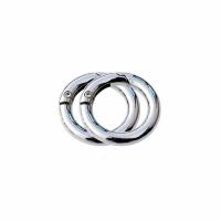 Zinc Alloy Spring Ring Clasp Donut plated DIY nickel lead & cadmium free Sold By PC