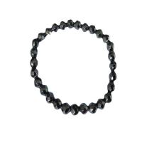 Terahertz Stone Bracelet fashion jewelry & Unisex & radiation protection & faceted Length Approx 7.48 Inch Sold By PC