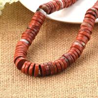 Red Jasper Beads Flat Round polished fashion jewelry & DIY Sold Per Approx 14.96 Inch Strand