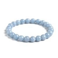 Angelite Bracelet polished & for woman skyblue Length Approx 7.48 Inch Sold By PC