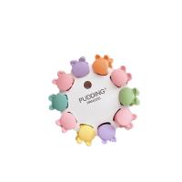Clips de Garra, Plástico, Rosa, 10 piezas & para  los niños & diferentes estilos para la opción, multicolor, 20mm, Vendido por Set