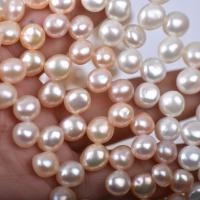 Barock odlad sötvattenspärla pärlor, Freshwater Pearl, DIY, fler färger för val, 8-9mm, Såld Per Ca 38 cm Strand