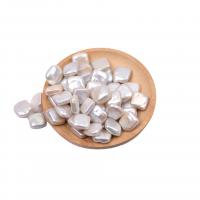 Perles nacres baroques de culture d'eau douce , perle d'eau douce cultivée, DIY & aucun trou, blanc, 12mm, Vendu par PC