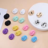 Zinc Alloy Stud Earring stoving varnish fashion jewelry & for woman Sold By Pair