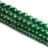 Kosmochromite Chalcedony Beads Round DIY cyan Sold Per Approx 15 Inch Strand