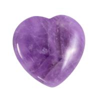 Amethyst Craft Decoration Heart polished fashion jewelry Sold By PC