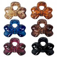 Hair Claw Clips, PC Plastic, Bowknot, stoving varnish, for woman, more colors for choice, 73x45x56mm, Sold By PC