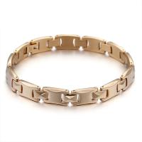 Titanium Steel Bracelet & Bangle plated fashion jewelry & Unisex 10mm Length Approx 9.06 Inch Sold By PC