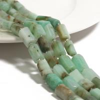 Australia Jade Beads, with Seedbead, Column, polished, fashion jewelry & DIY & different size for choice, 8x11mm, Sold Per Approx 7.5 Inch, Approx 15 Inch Strand