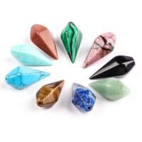 Biżuteria wisiorki kamienie, Kamień naturalny, Stożkowe, obyty, do wyboru różne materiały, dostępnych więcej kolorów, 14x31mm, sprzedane przez PC