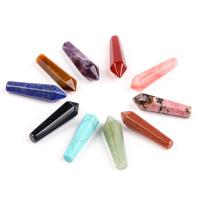 Природный камень Декоративные украшения, Пуля, полированный, различные материалы для выбора, Много цветов для выбора, 30x8mm, продается PC