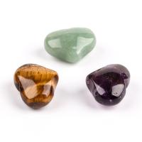 Bijoux Pendentifs en pierres gemmes, Pierre naturelle, coeur, poli, DIY & différents matériaux pour le choix, plus de couleurs à choisir, 20x25x8mm, Vendu par PC