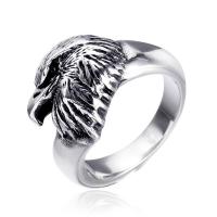 Titanium Steel Finger Ring polished for man silver color 17mm Sold By PC