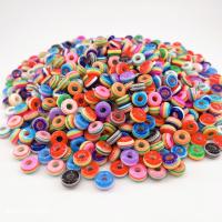Resin Jewelry Beads, Round, handmade, Different Number Of Beads For Choice & DIY, mixed colors, 9x14mm, Hole:Approx 5mm, Sold By Bag