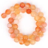 Gobi Achat Perle, poliert, DIY & verschiedene Größen vorhanden, orange, verkauft per ca. 15 ZollInch Strang