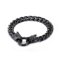 Bijoux bracelet en acier inoxydable, acier inoxydable 316L, bijoux de mode & pour homme, plus de couleurs à choisir, 11mm, Longueur:Environ 8.66 pouce, Vendu par PC