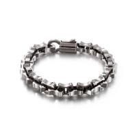 Bijoux bracelet en acier inoxydable, acier inoxydable 316L, Placage, pour homme, plus de couleurs à choisir, 225x10mm, Vendu par PC