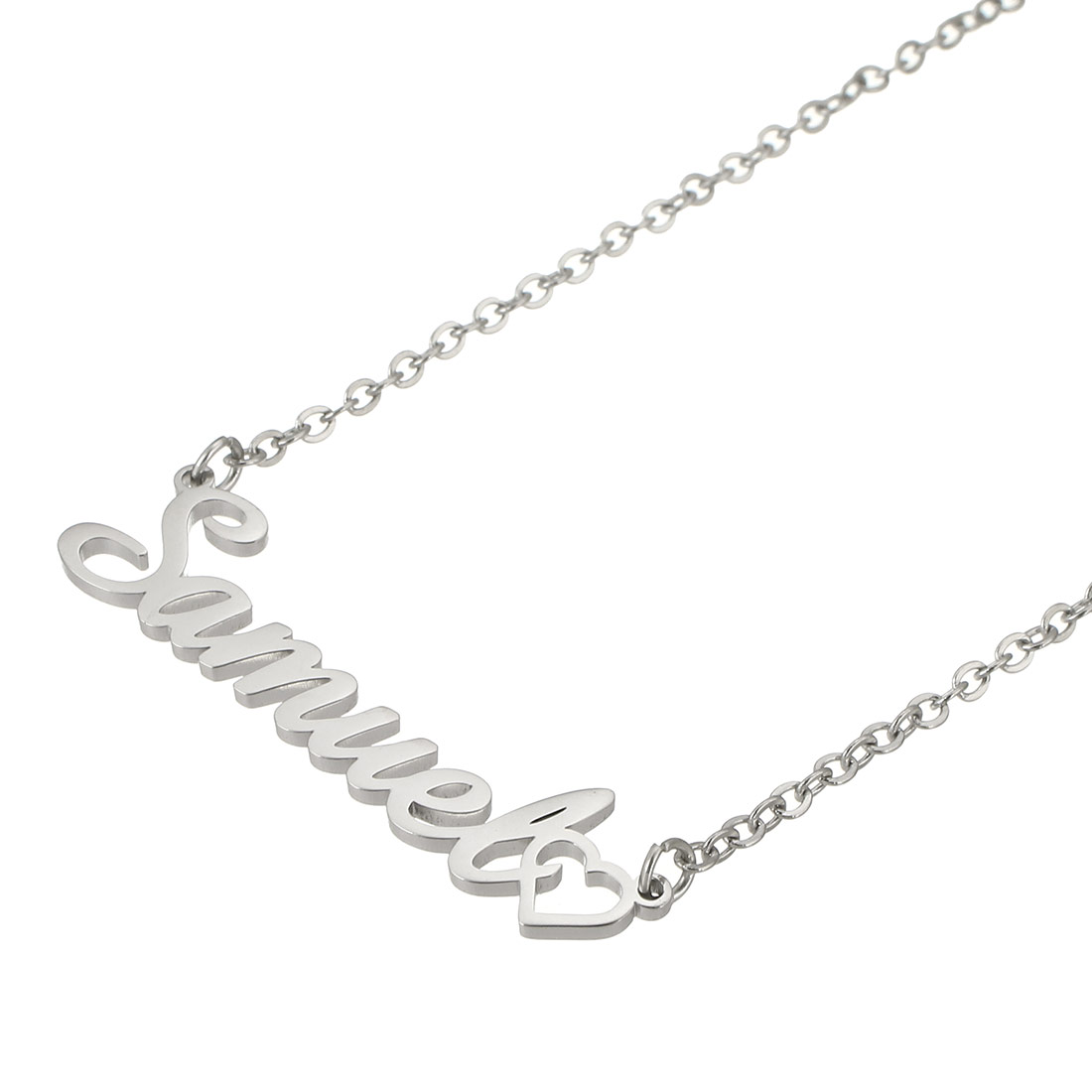 Stainless Steel smycken halsband, 304 rostfritt stål, med 1.97inch extender kedja, mode smycken & för kvinna, ursprungliga färgen, Längd Ca 17.72 inch, Säljs av PC