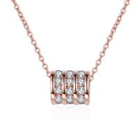 925 Sterling Silver Necklaces plated for woman & with rhinestone Length Approx 45 cm Sold By PC